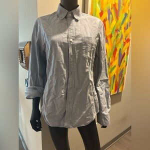 J. Crew Light Gray Casual Button Down Shirt